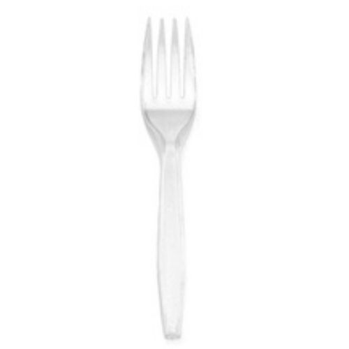 Deluxe HeavyWeight Clear Forks- 50 ct
