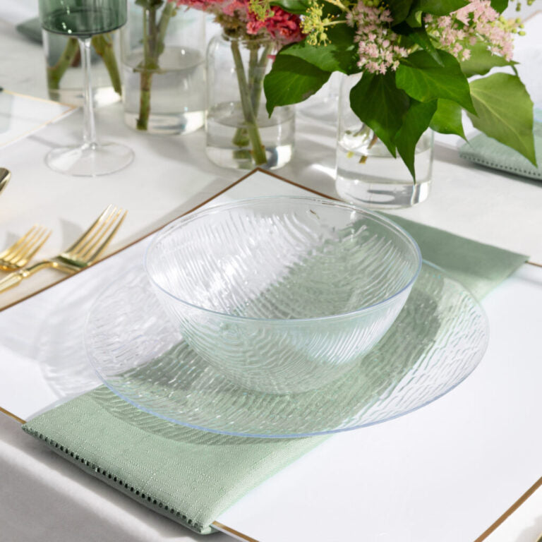 Icicles Clear Bowls - 10 Count - The Closeout Connection