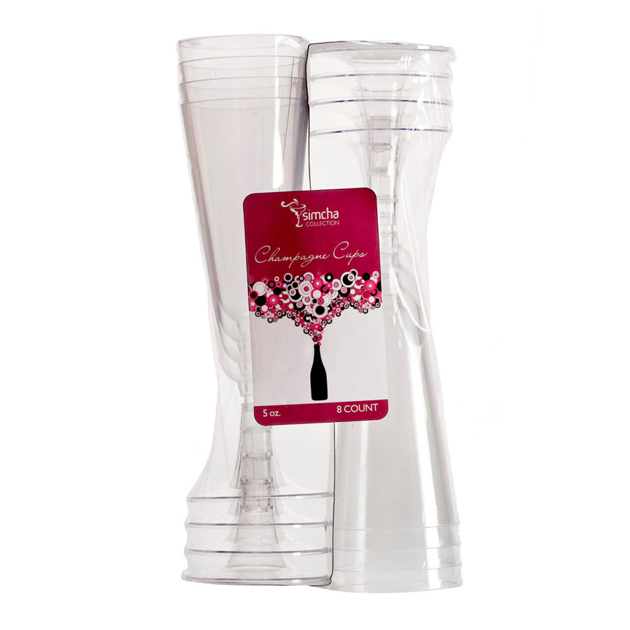 Clear Champagne Cups - The Closeout Connection