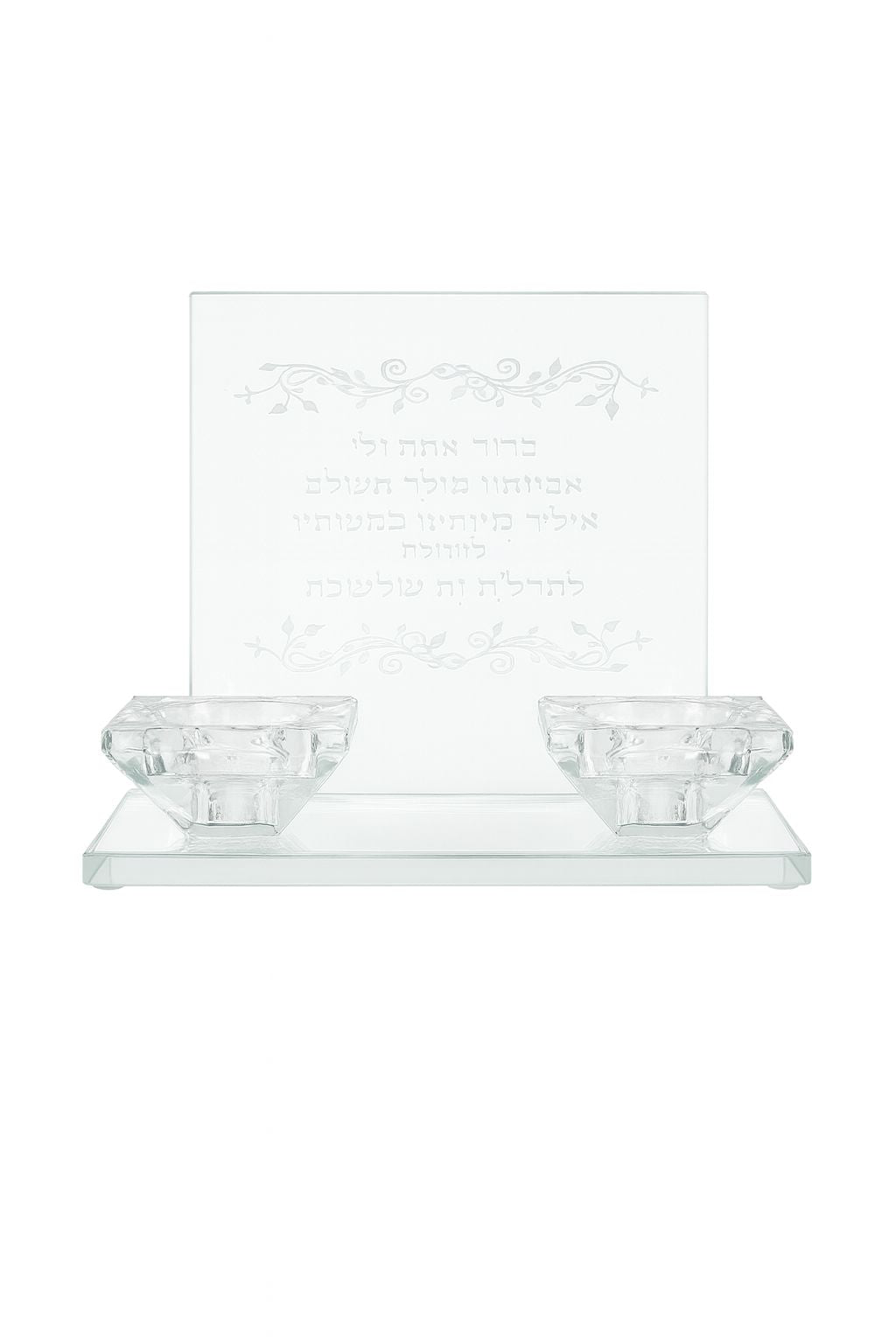 Oros Glass Candlsestick