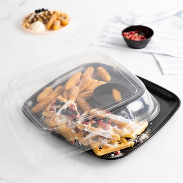 12" Organic Square Tray Lid - The Closeout Connection