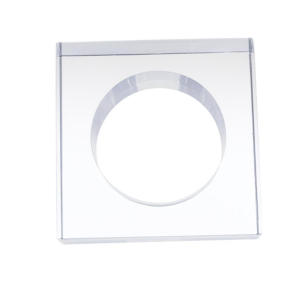 Lucite Square Napkin Ring - 4 Count