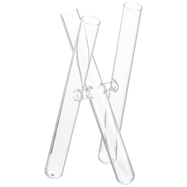 Florence Criss Cross Tube Vase - The Closeout Connection