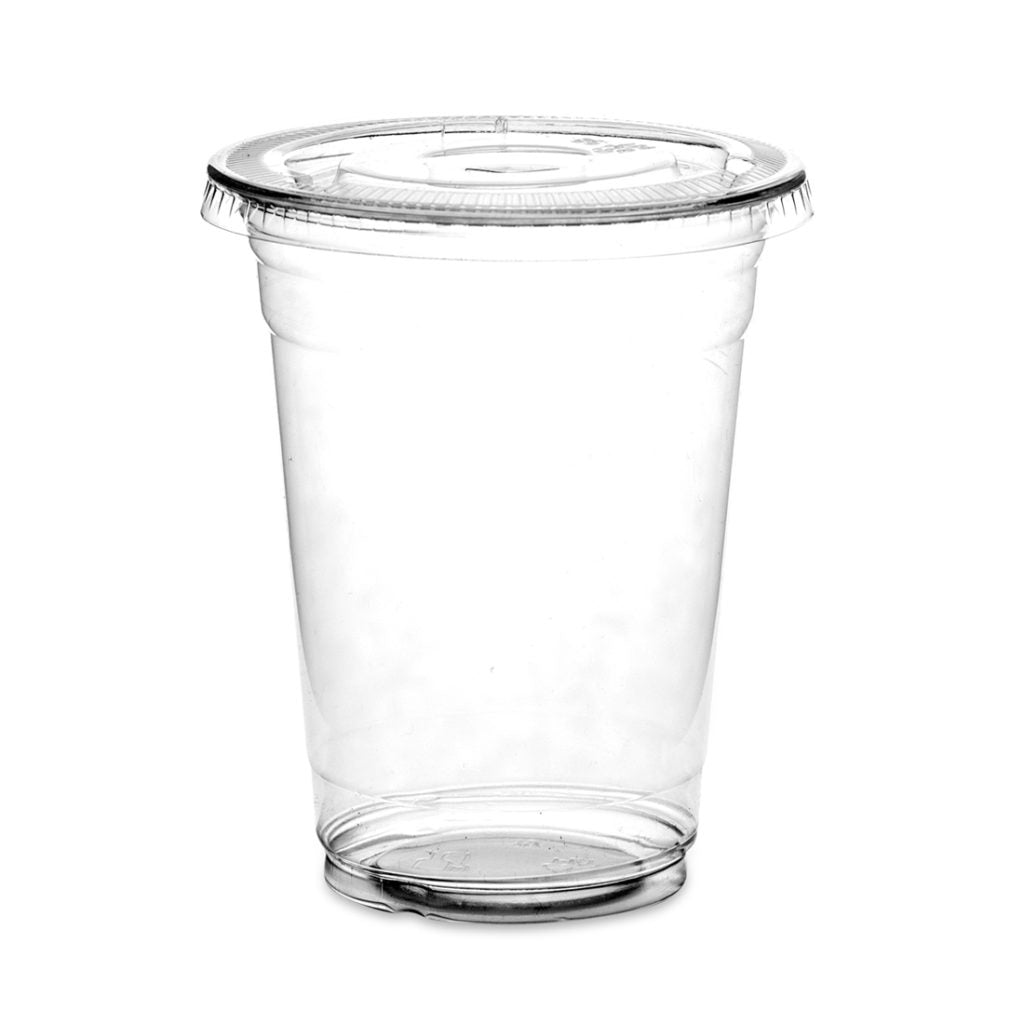 16oz Beverage Cold cups with lids- 12 Count