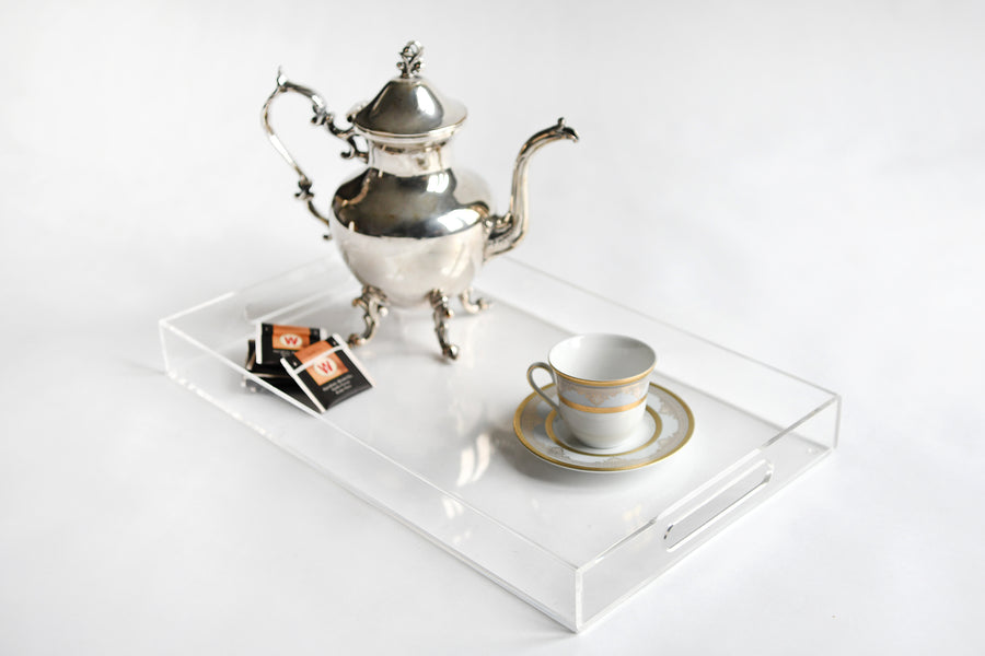 Large Lucite Serving Tray - The Closeout Connection
