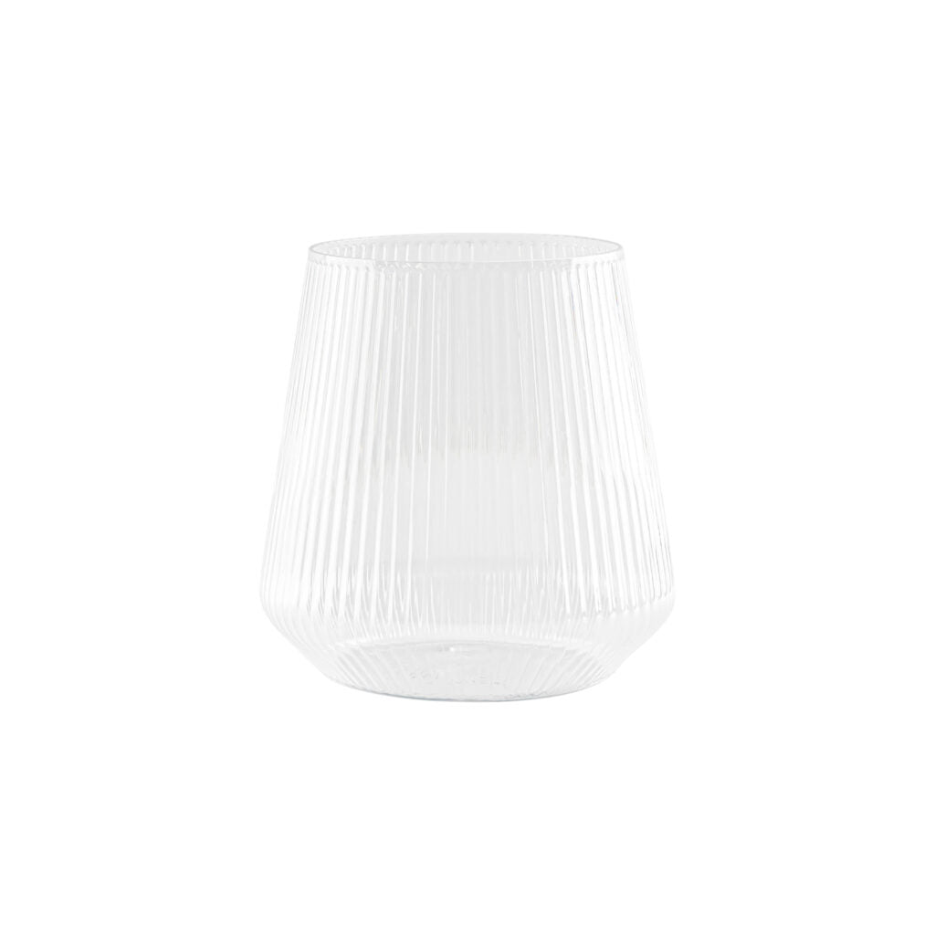 Ribbed Stemless Goblets 12 oz