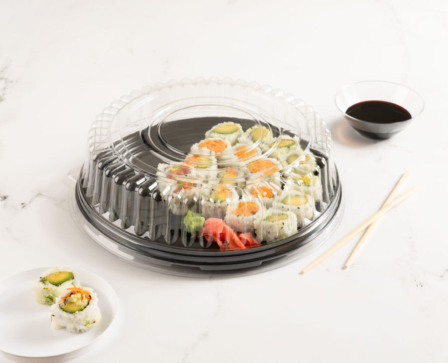 12″ Round Low Dome Lid – 2.5″ Height - The Closeout Connection