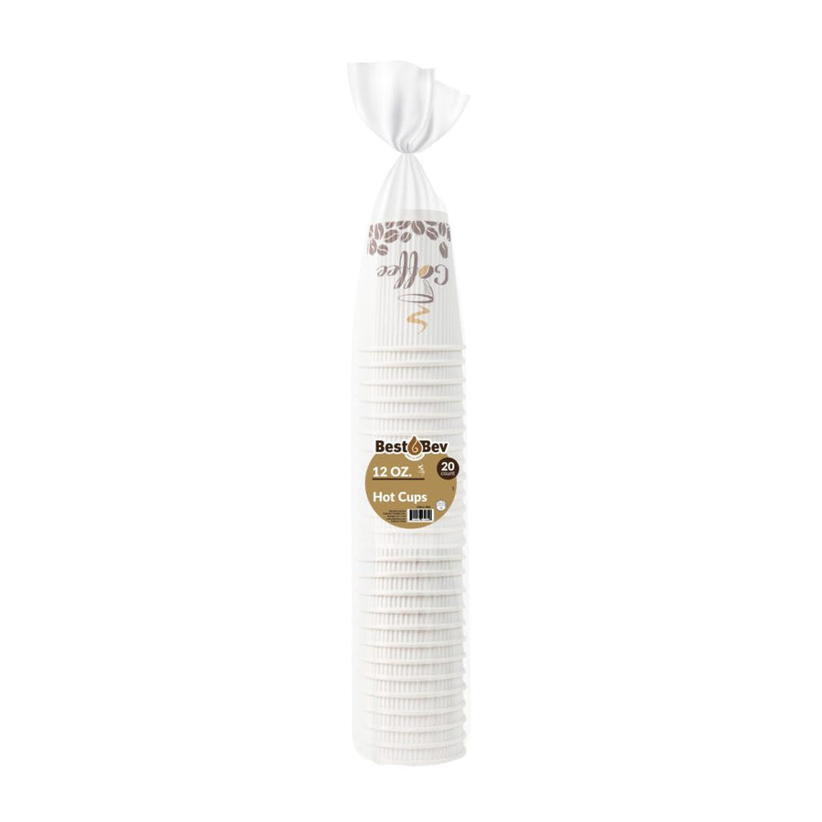Ripple Hot Cups Coffee Print - 20 Count - The Closeout Connection