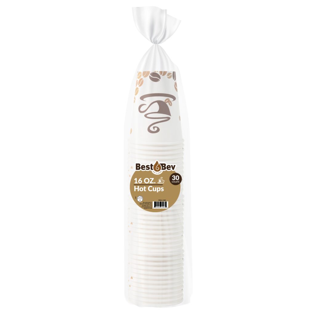Hot Cups Coffee Print - 30 Count - The Closeout Connection