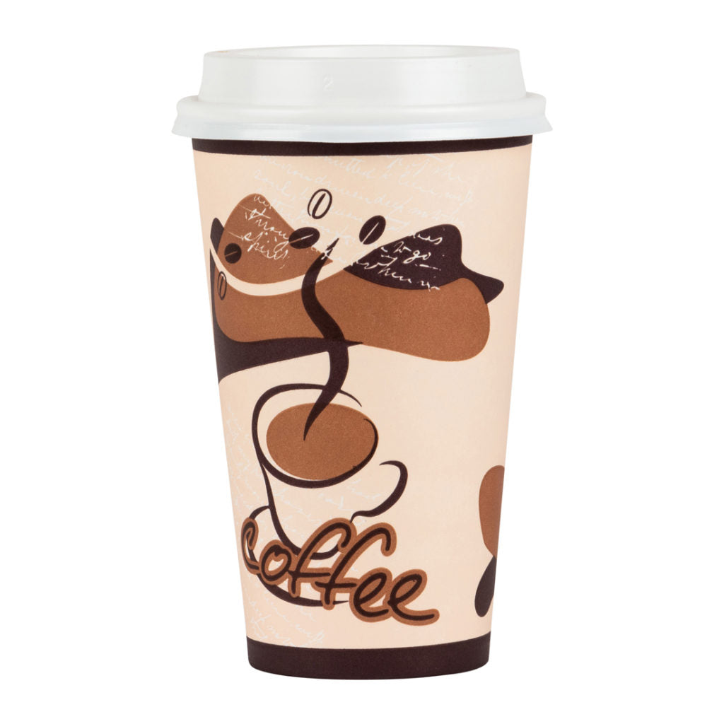 Paper Hot Cups Combo - 20 Count