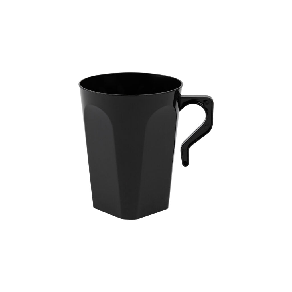Black Square Coffee Mug - 8 Count