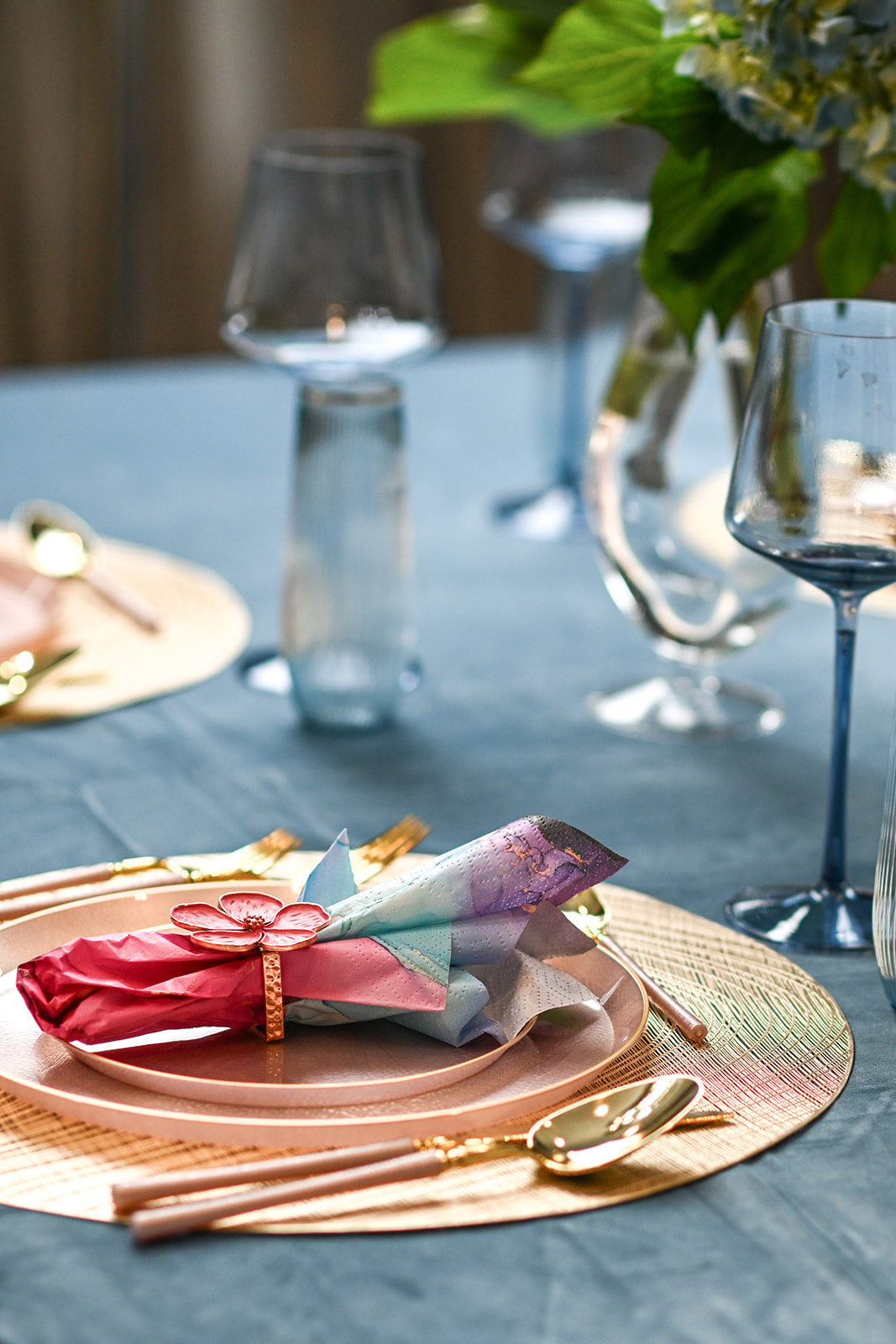 166 Piece Set - True Blu Scape 10 Guests