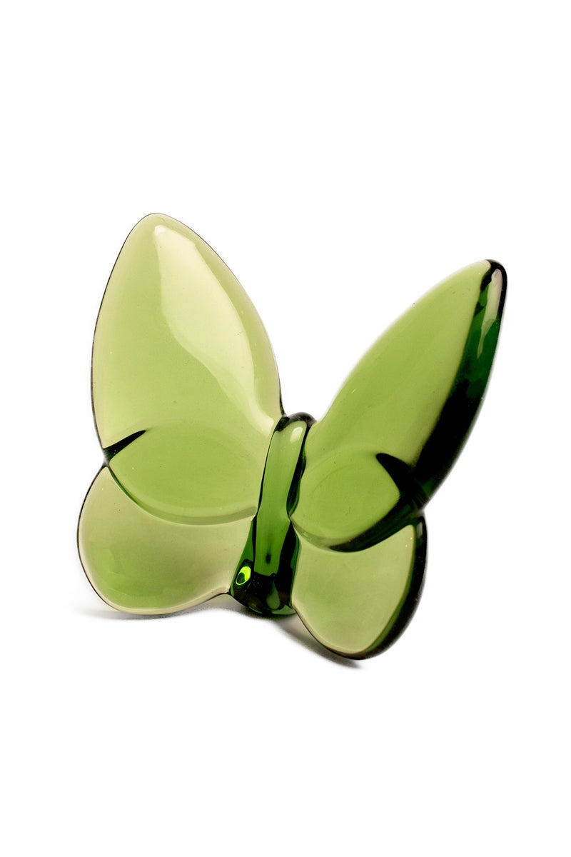 Green Decorative Crystal Butterfly Figurine