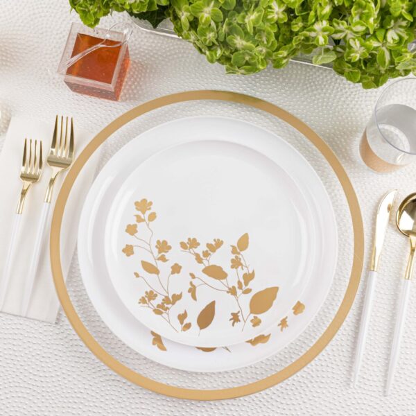 Garden Gold Dinnerware Collection - 10 Count - The Closeout Connection