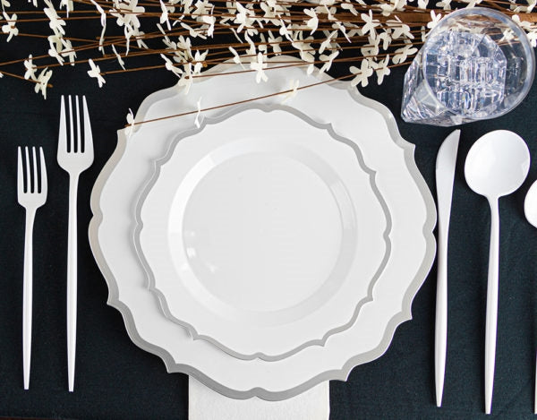The Contemporary Combo Silver Dinnerware- 32 Count