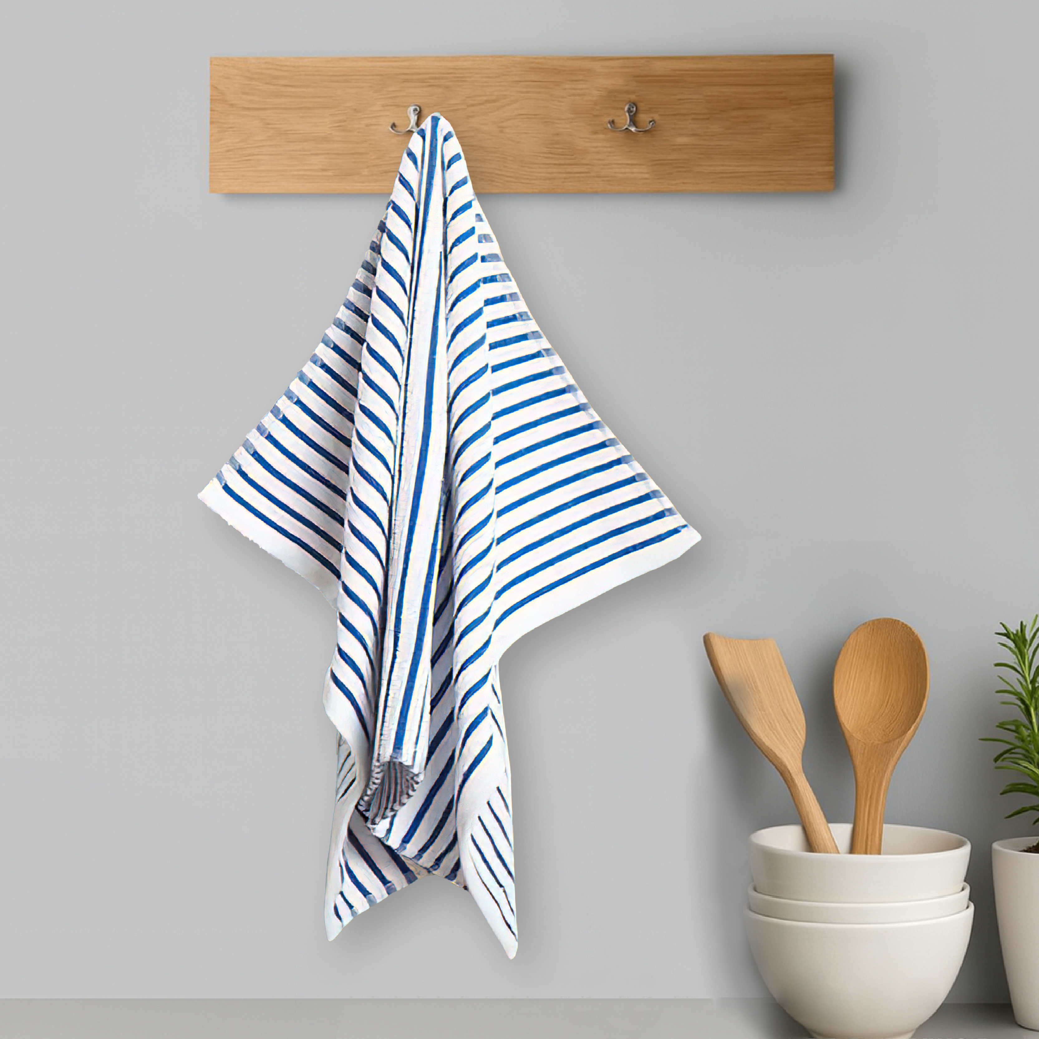 Chain Stripe Kitchen Towel