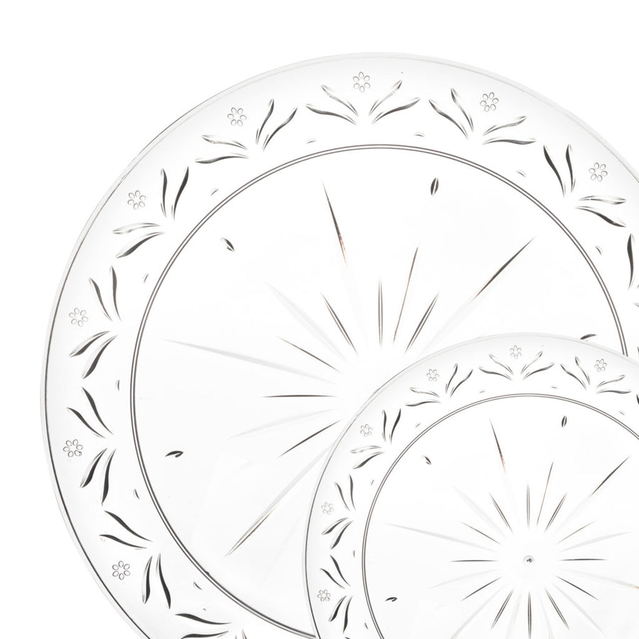 Disposable Plastic Plates- 20 Count - The Closeout Connection