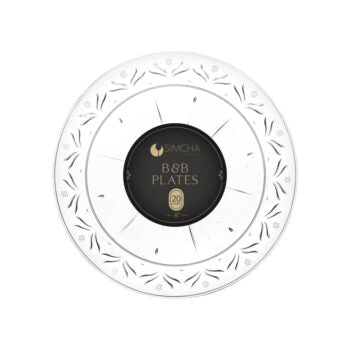 Disposable Plastic Plates- 20 Count - The Closeout Connection