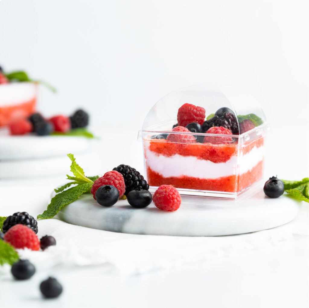 Square Dish With Dome Lid - 10 Count - The Closeout Connection