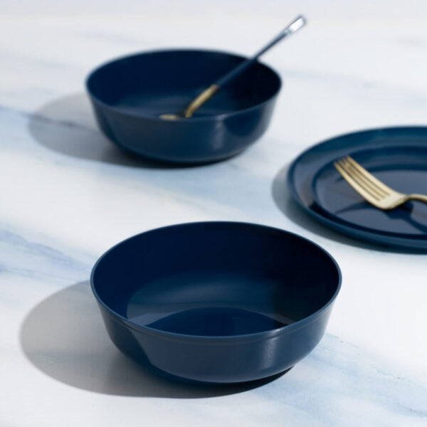 Edge Soup Bowls Navy Blue - 10 count - The Closeout Connection