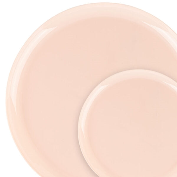 Edge Collection Round Pink Plates - 10 Count