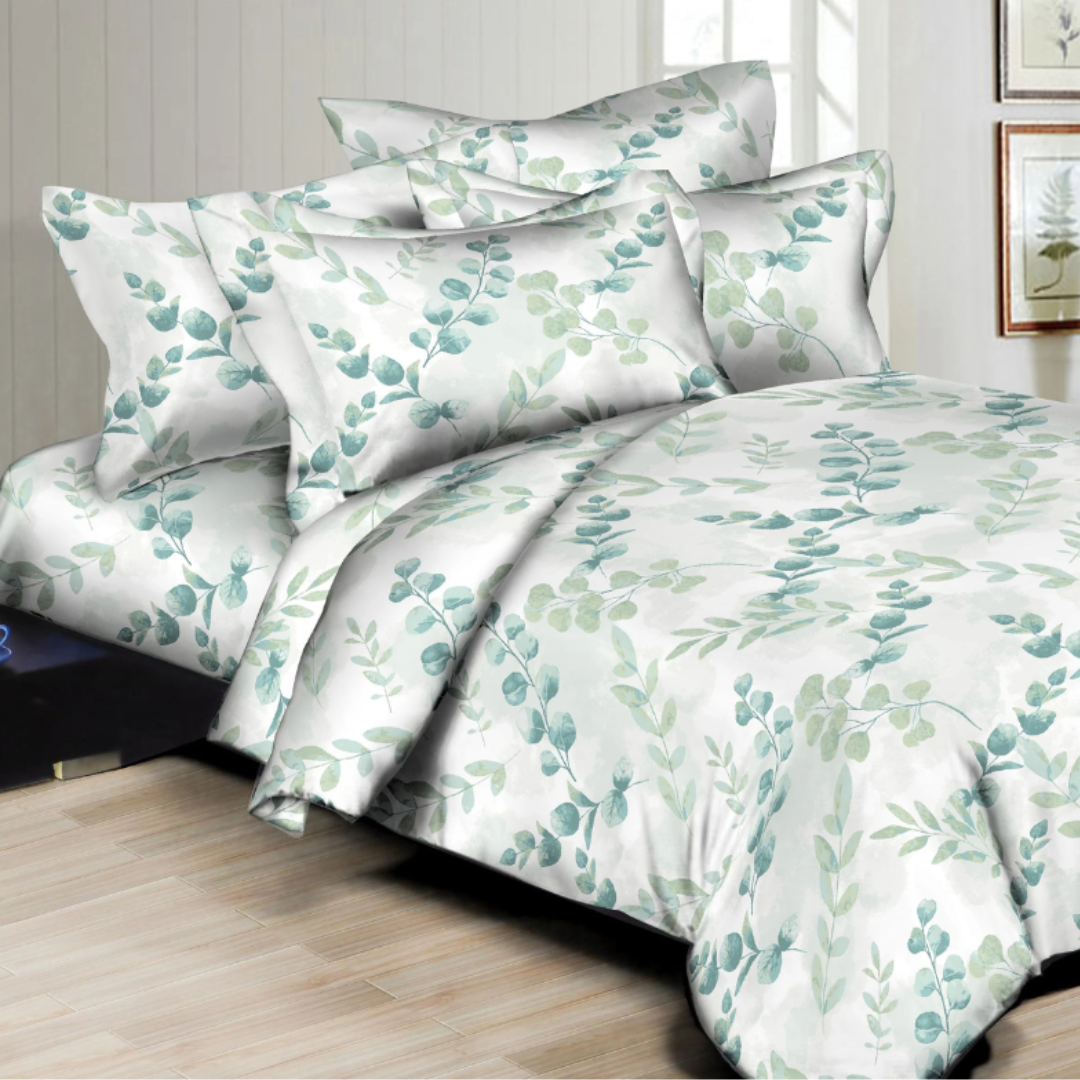 Eucalyptus - Aqua Duvet Set