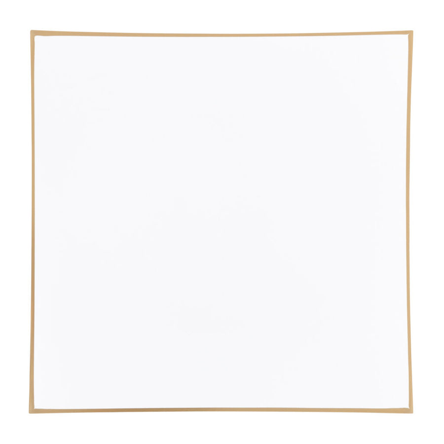 Chargers Square Flat White Gold Rim - The Closeout Connection