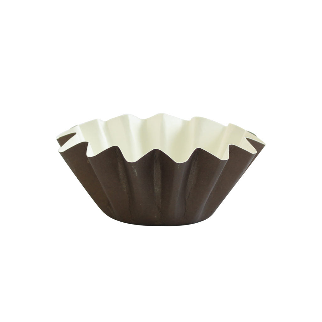 Floret Baking Cups Brown (Kosher for Passover) - 24 Count