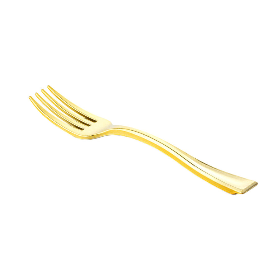 MiniWare Gold Forks - The Closeout Connection