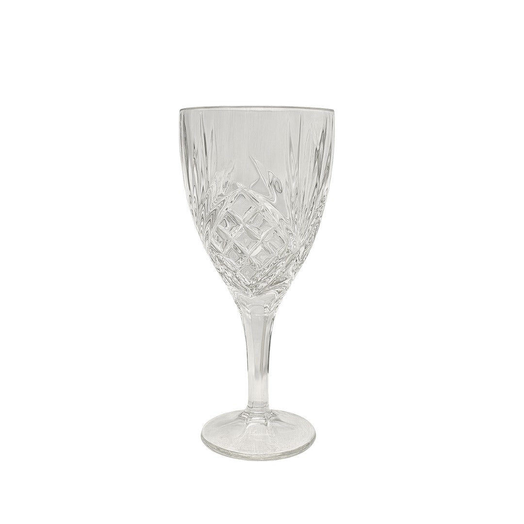 Dublin Crystal Gold Rim Goblets - 4 ct