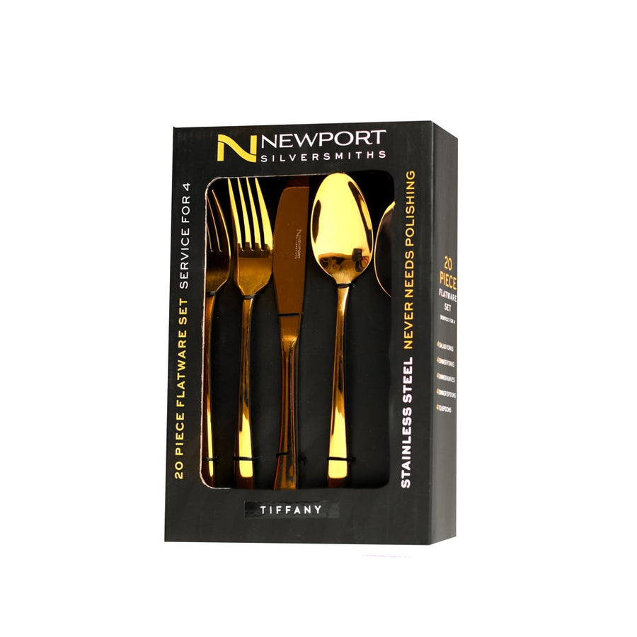Tiffany Flatware Set - 20 Piece - The Closeout Connection