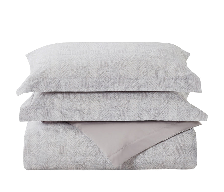 Grey Canopy 8 Piece Bedding Set stacked set