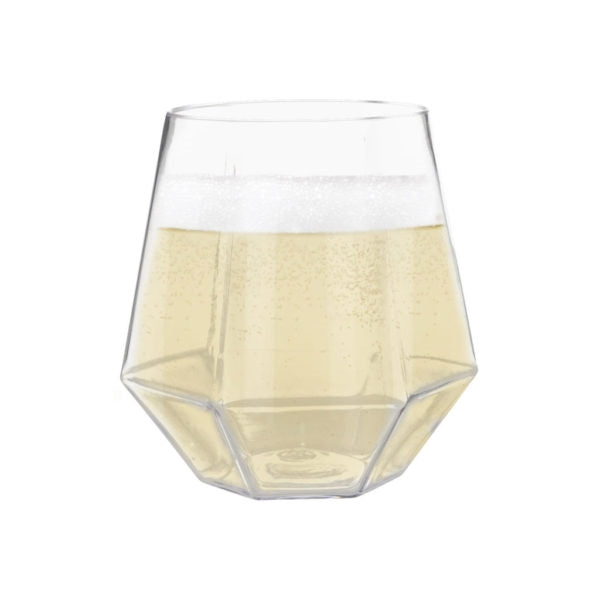 Stemless Goblets Hexagon- 6 Count - The Closeout Connection
