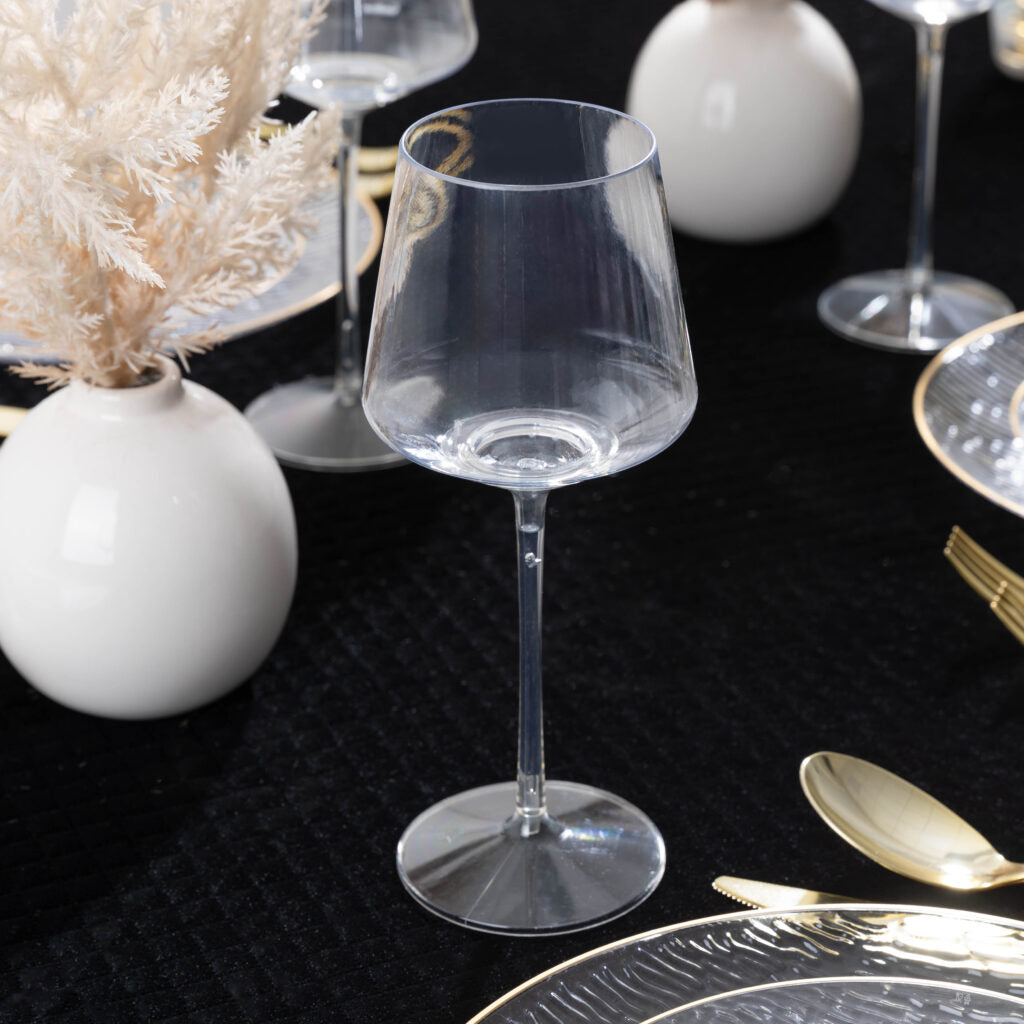 Hip Wine Glass Clear - 4 Count