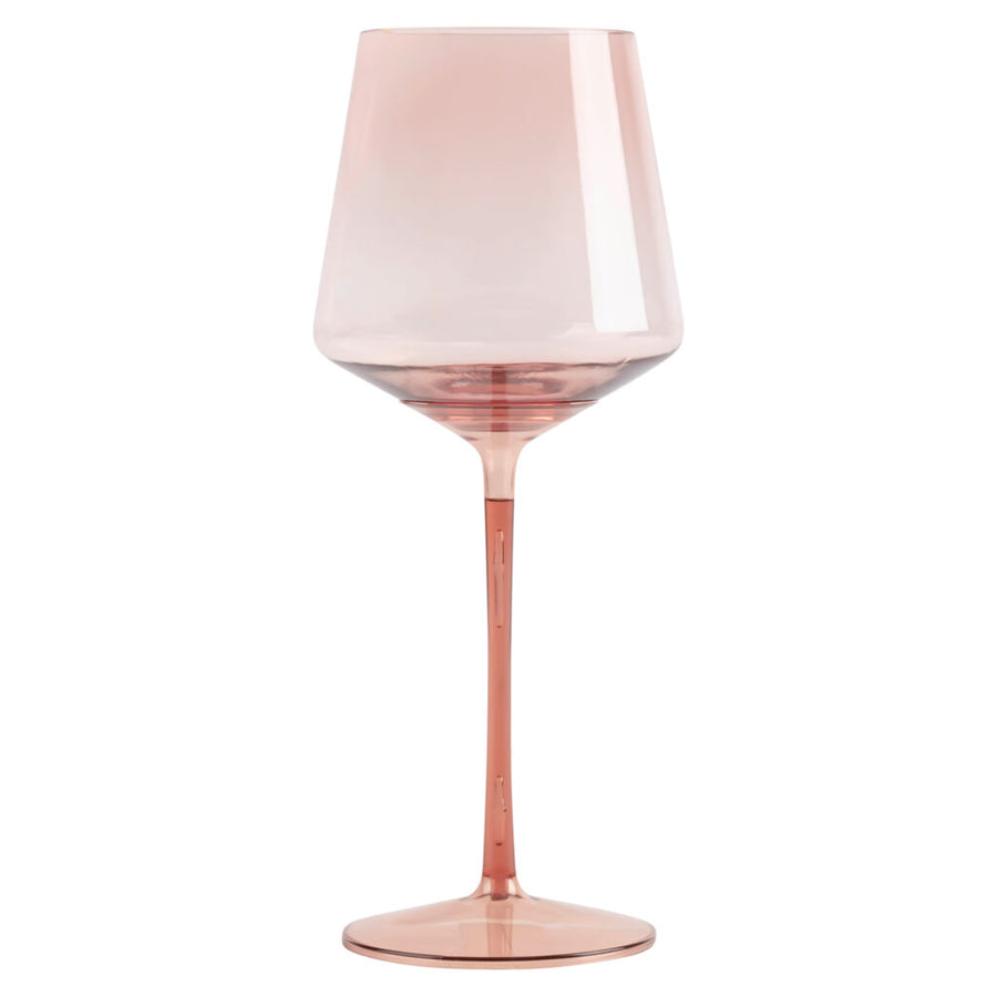 Rose Hip Wine Glass 14oz - 4 Count - The Closeout Connection