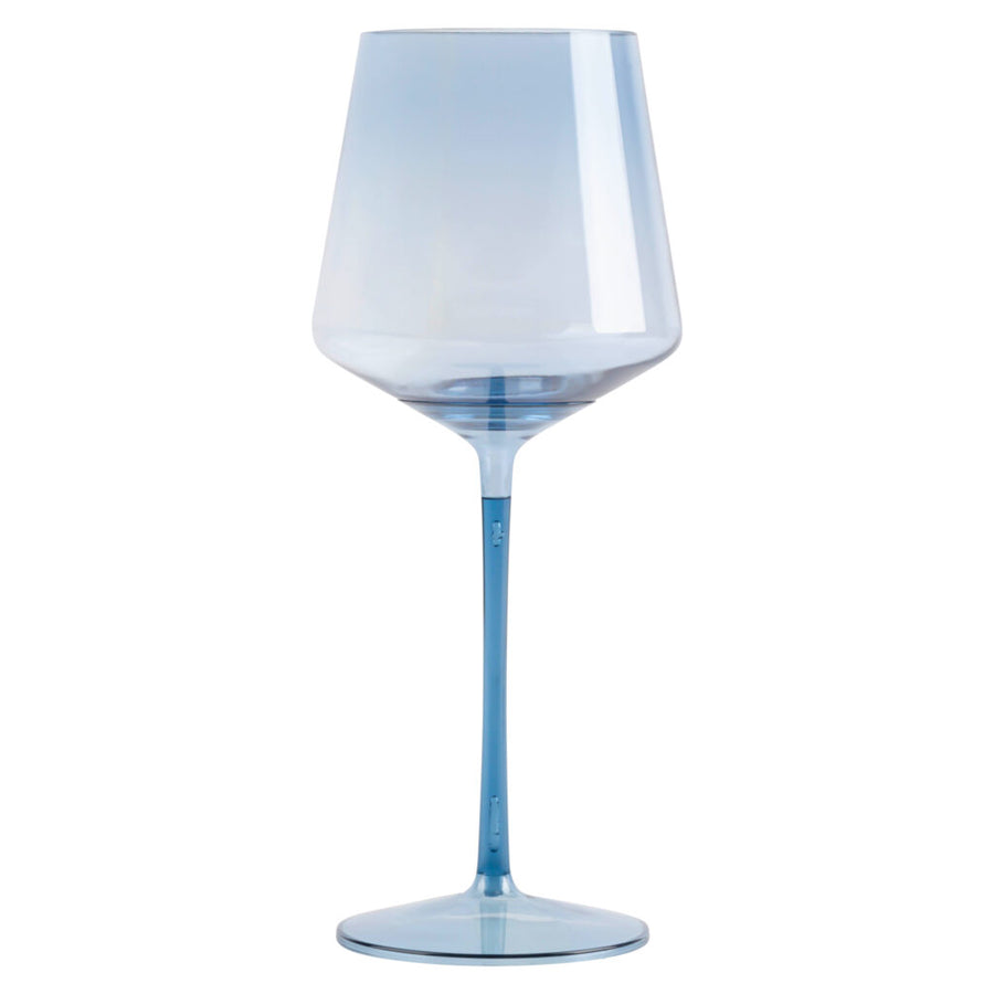 Blue Hip Wine Glass 14oz - 4 Count - The Closeout Connection