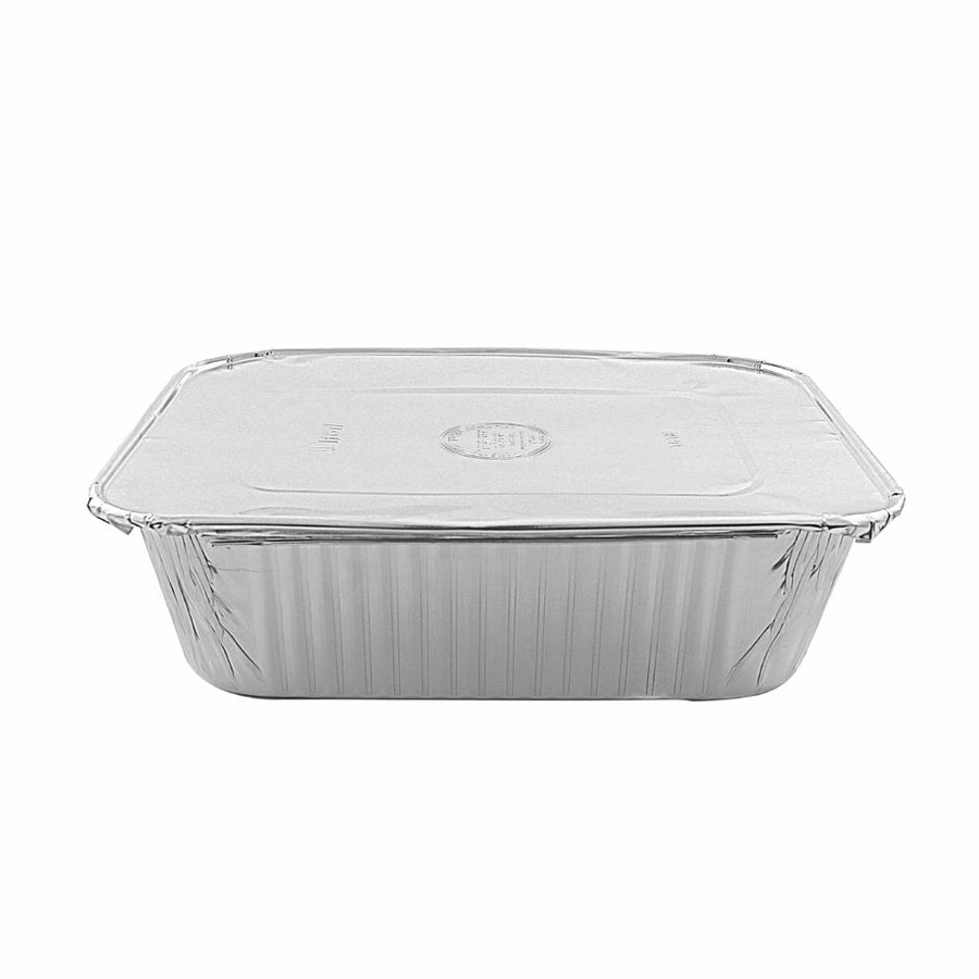 Oblong 5 lb. Aluminum Pans - 4 Count - The Closeout Connection
