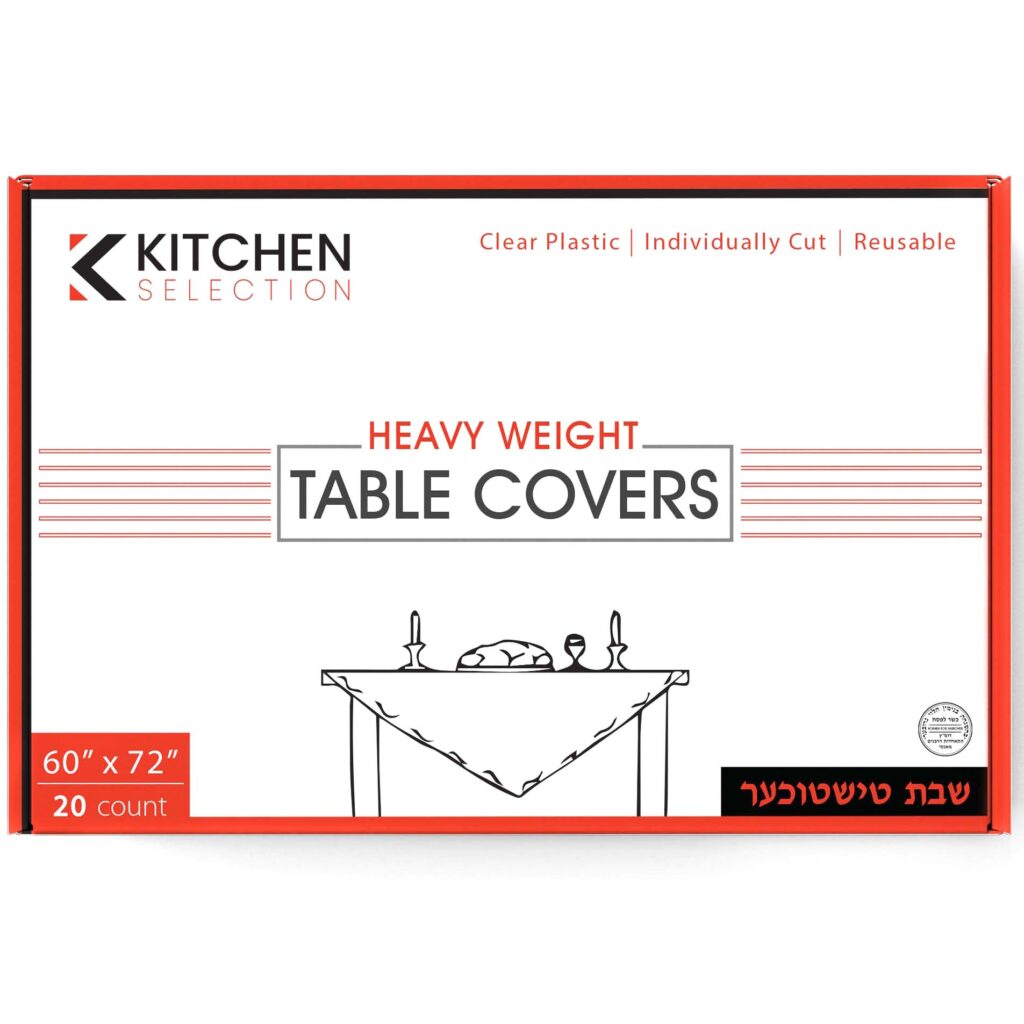 Clear Tablecloths - 20 Count