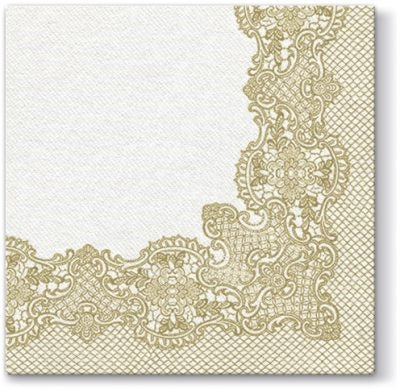 Lace Design Decorative Napkins - 20 Count