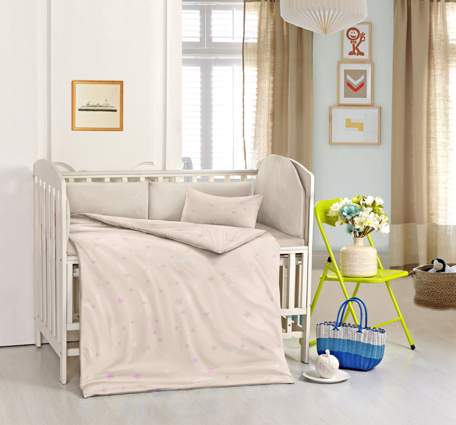 Superity Linen Crib Bedding Set - 3 Piece