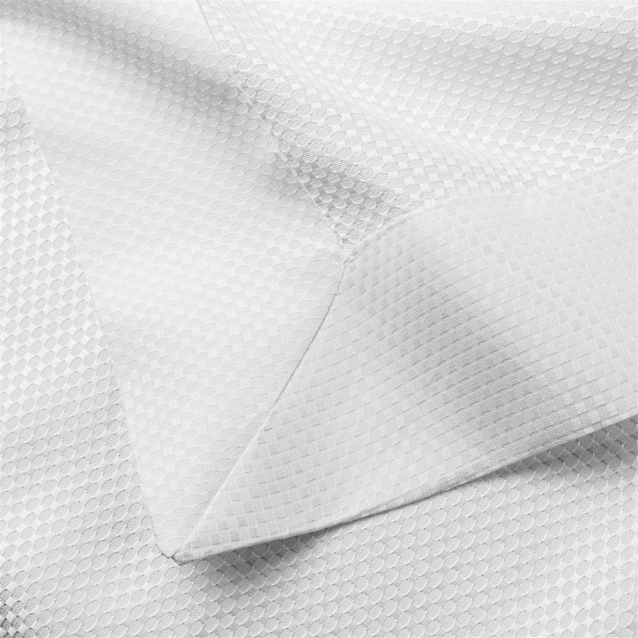 Lucerne White Spill Proof Tablecloth - The Closeout Connection