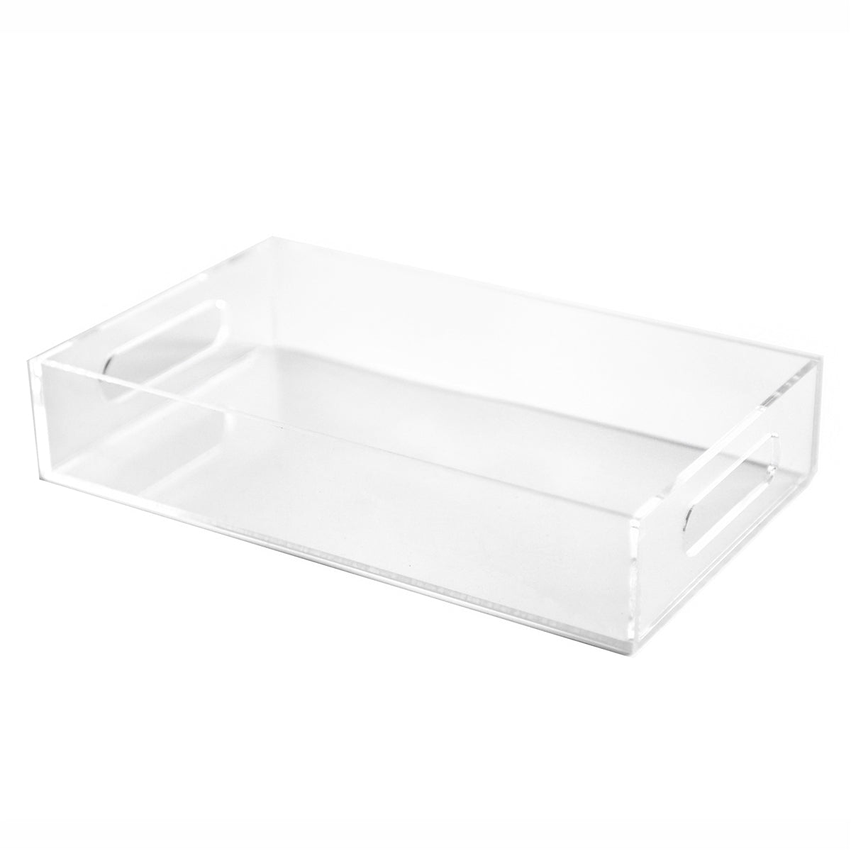 Small Lucite Clear Makeup Tray