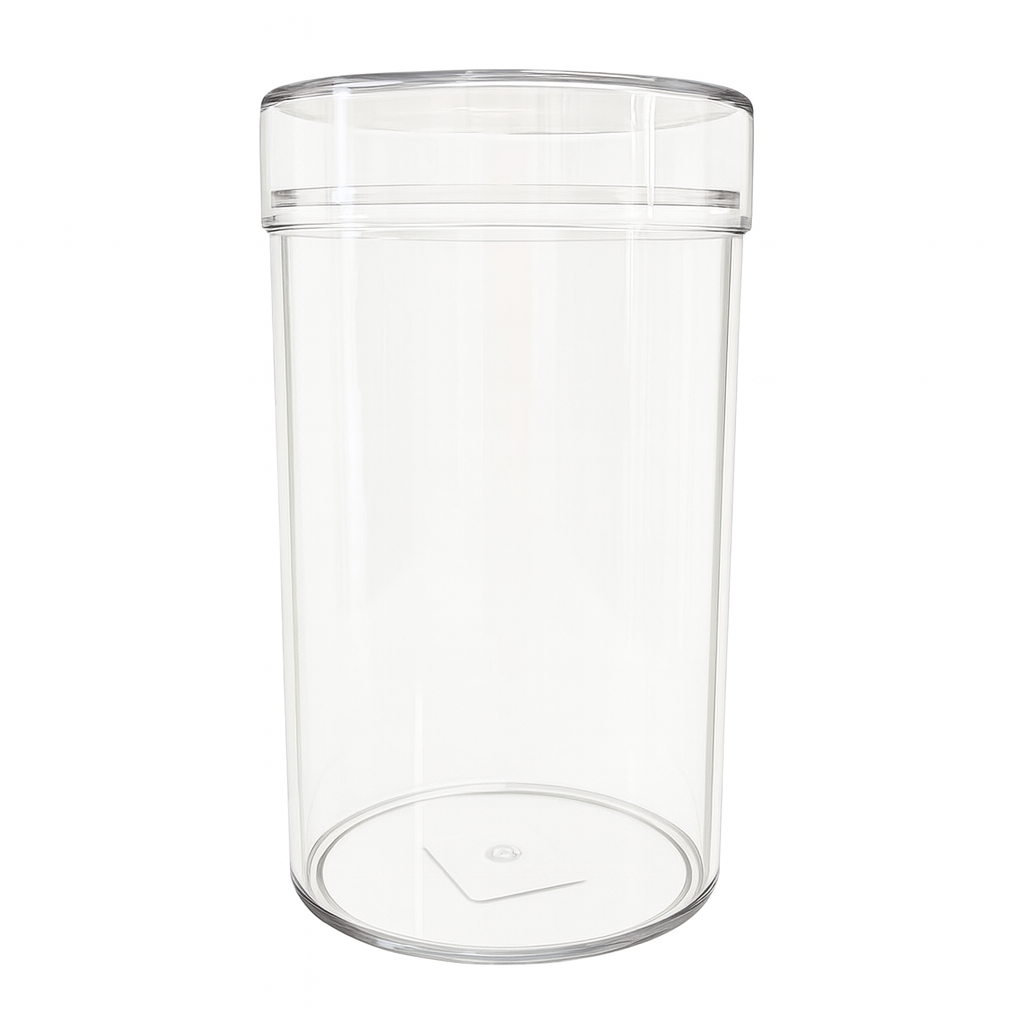 Medium Lucite Canister Round