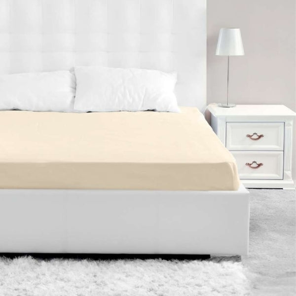Luxe Premium 100% Cotton Fitted Sheet - The Closeout Connection