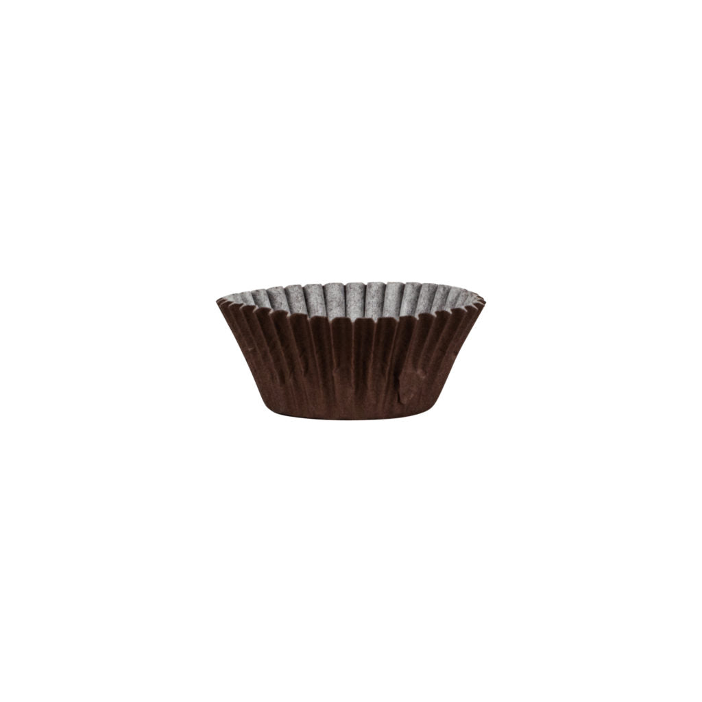 Mini Brown Baking Cups - 72 Count