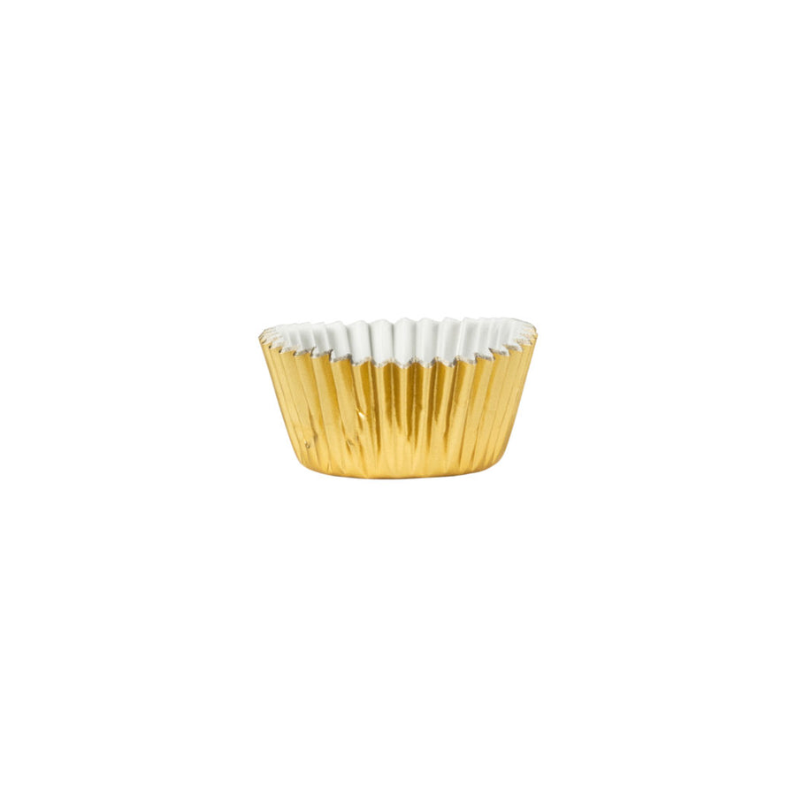 Mini Gold Foil Baking Cups - 40 Count - The Closeout Connection