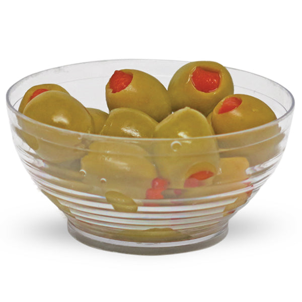 Mini Embossed Design Plastic Dessert Bowls