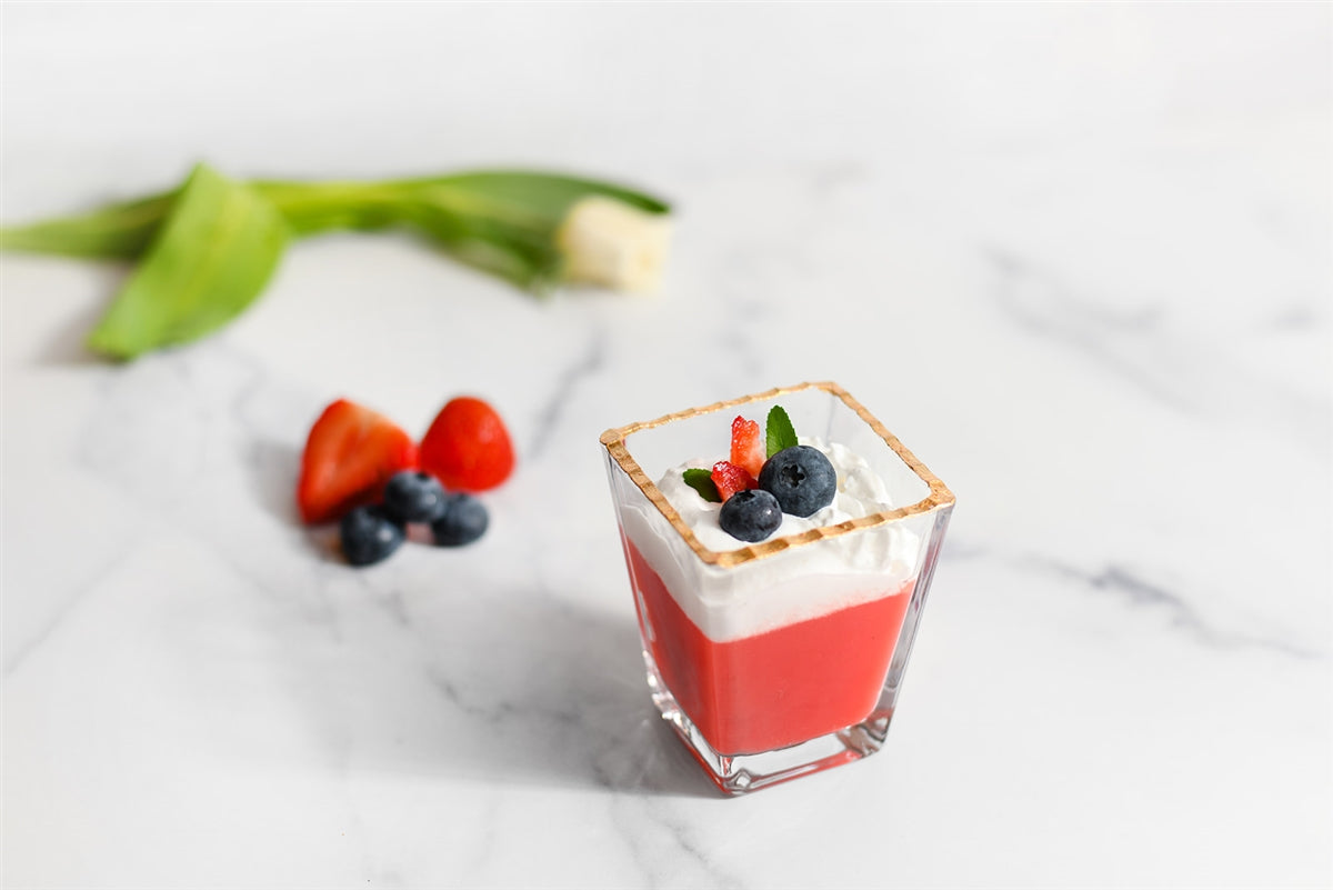 Monte Carlo Gold Rimmed Dessert Cups - 4.7oz