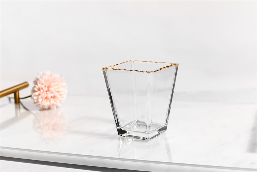 Monte Carlo Gold Rimmed Dessert Cups - 4.7oz - The Closeout Connection