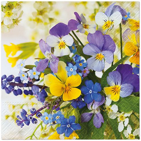 Spring Day Lunch Napkin - 20 Count - The Closeout Connection